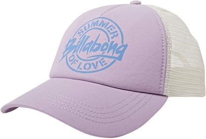 Billabong Women'S Aloha Forever Adjustable Trucker Hat with Mesh Back Apparel & Accessories > Clothing Accessories > Hats Billabong Lovely Lilac One Size 