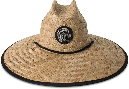 O'NEILL Sonoma Straw Hat - Sun Protection Premium Wide Brim Sun Hat to Protect against UV Sun Rays for Hiking Camping Fishing - Lifestyle Beach Apparel Apparel & Accessories > Clothing Accessories > Hats O'NEILL   