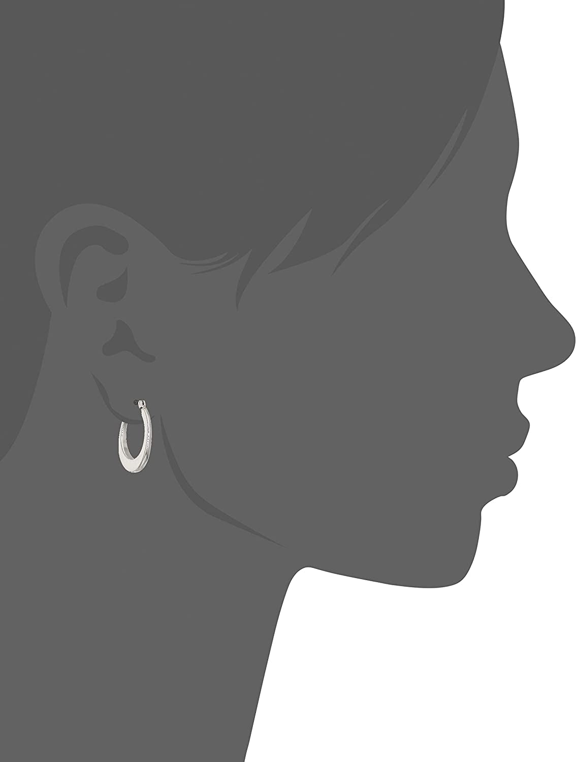 NINE WEST Women'S Silver Hoop Earrings Apparel & Accessories > Jewelry > Earrings Nine West   
