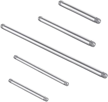 Fashion Processed20Pcs a Set Surgical Steel Threaded Barbell Bar Replacement for Tongue Earring Piercing Body Jewelry 14G 16G (Mix 20Pcs) Apparel & Accessories > Jewelry > Body Jewelry Generic   