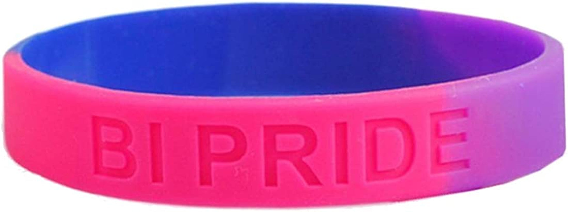 CHOORO LGBT Bracelet Gay Pride Bracelets Rainbow Silicone Rubber Wristbands LGBTQ Jewelry Gay Pride Gifts Apparel & Accessories > Jewelry > Bracelets CHOORO Bi pride  