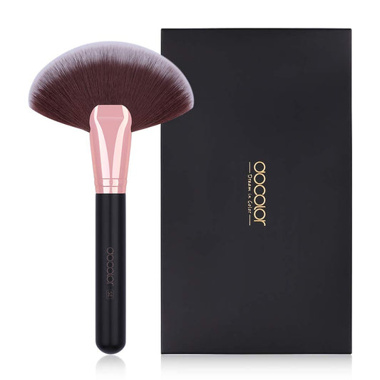 Docolor Fan Brush Face Makeup Brush Professional Highlighting Make up Brushes Blush Bronzer Cheekbones Brush Soft Cosmetic Tool Health & Beauty > Personal Care > Cosmetics > Cosmetic Tools > Makeup Tools Docolor Fan brush  