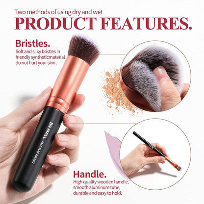 Makeup Brushes BS-MALL Premium Synthetic Foundation Powder Concealers Eye Shadows Makeup 14 Pcs Brush Set (A-Rose Golden) Health & Beauty > Personal Care > Cosmetics > Cosmetic Tools > Makeup Tools BS-MALL   