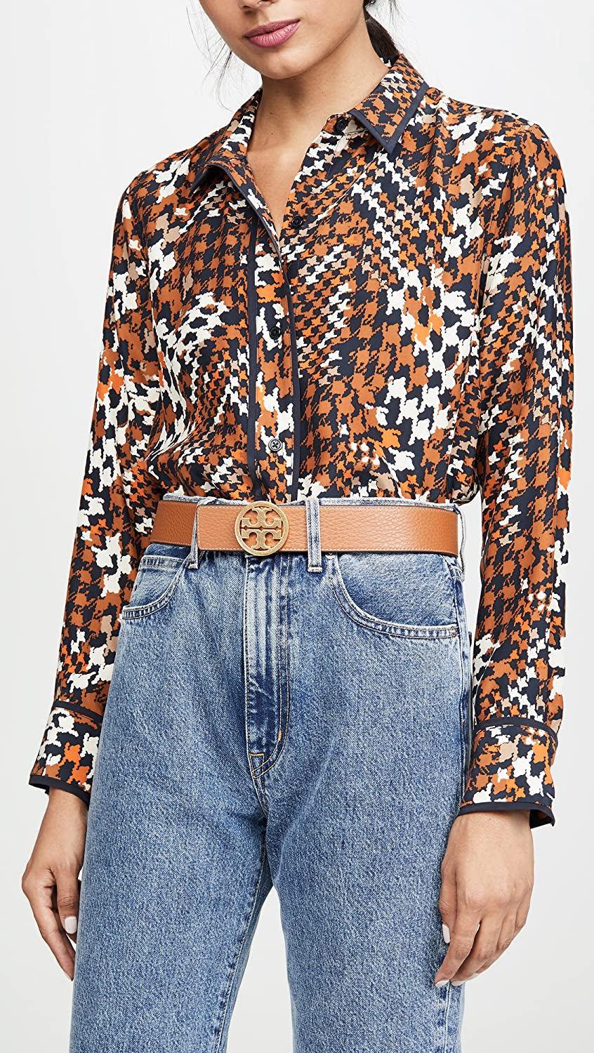 Tory Burch Women'S 1.5" Miller Reversible Belt Apparel & Accessories > Clothing Accessories > Belts Tory Burch   