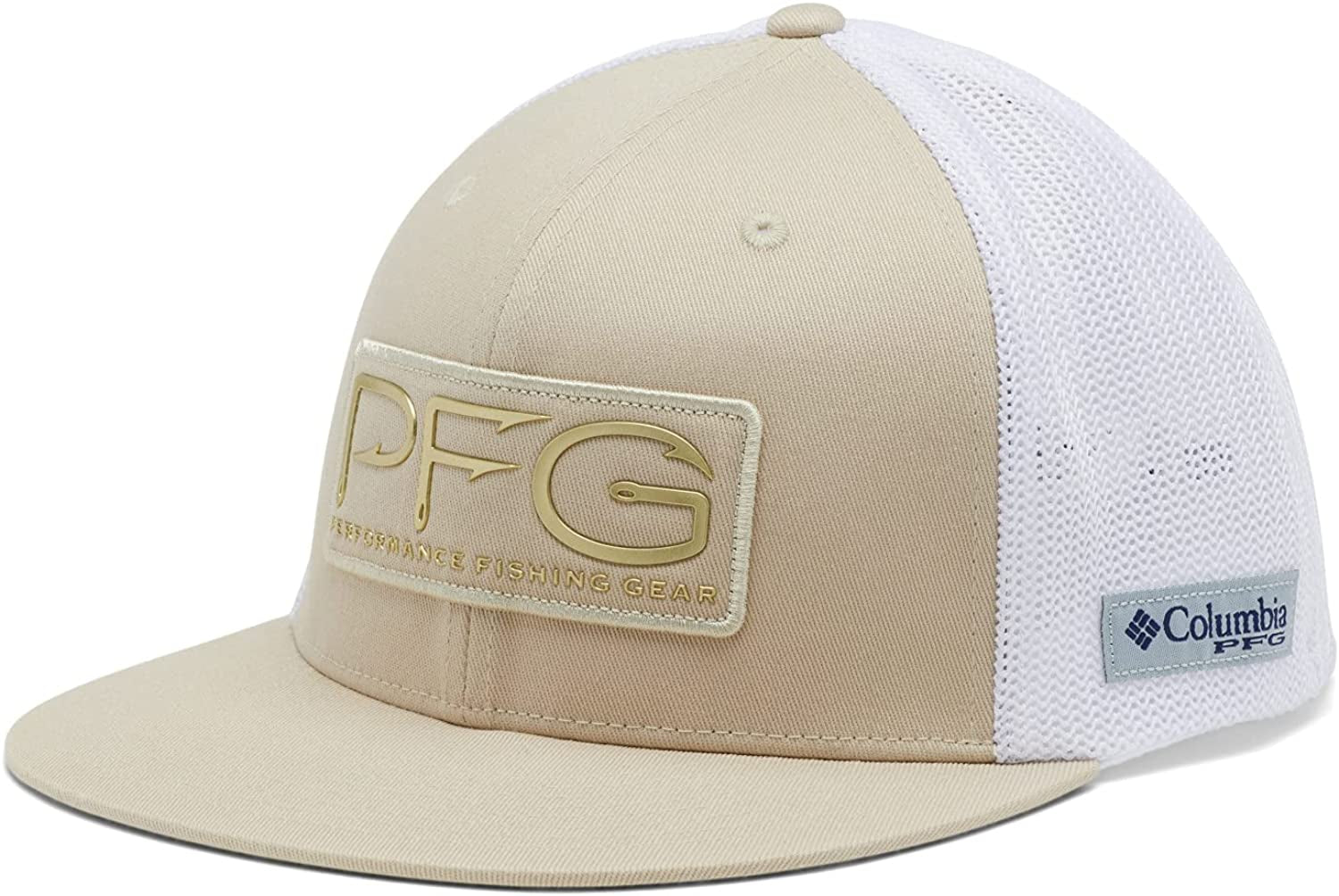 Columbia PFG Mesh Flat Brim Ball Cap Apparel & Accessories > Clothing Accessories > Hats Columbia Color Small-Medium 