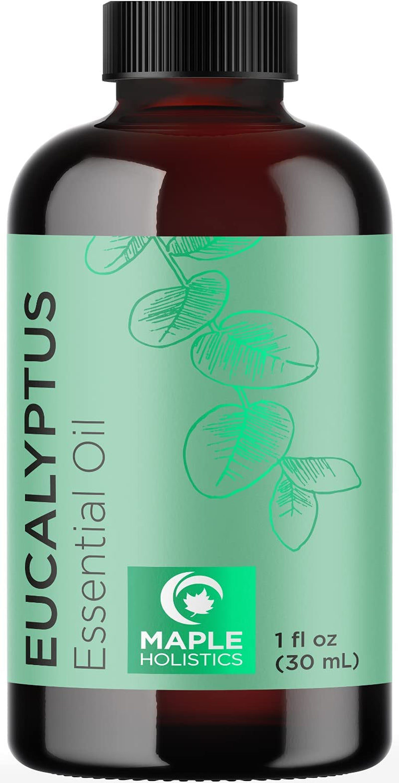 Pure Rosemary Oil for Hair Care - Volumizing Aromatherapy Rosemary Essential Oil for Diffuser plus Hair Skin and Nail Care - Nourishing Rosemary Hair Oil for Enhanced Shine and Dry Scalp Care 2Oz Health & Beauty > Personal Care > Hair Care Maple Holistics Eucalyptus 1 Fl Oz (Pack of 1) 