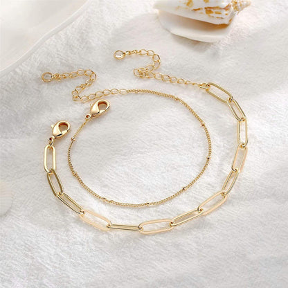 Dainty Gold Bracelets for Women, 14K Gold Filled Adjustable Layered Bracelet Cute Evil Eye Oval Chain Pearl Bar Turtle Gold Bracelets for Women Jewelry Apparel & Accessories > Jewelry > Bracelets Turandoss   