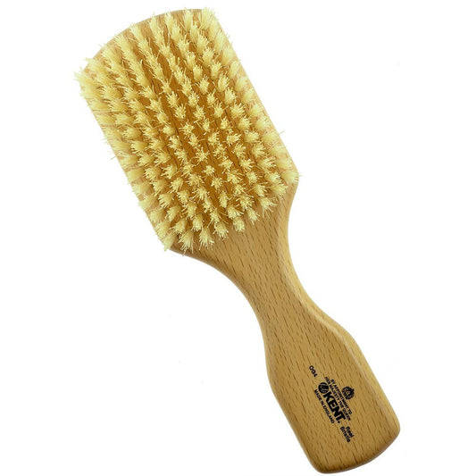 Kent OG4 Rectangular Club Beech Wood Pure White Bristle Gentleman'S Hair Brush - Medium / Thickness Hair Health & Beauty > Personal Care > Hair Care KENT   