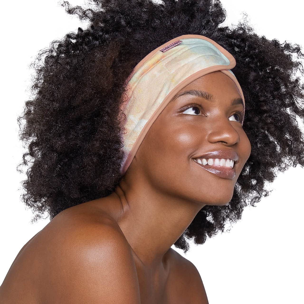Kitsch Spa Headband for Women, Makeup Headband, Multi-Functional Head Band, Skincare Headband, Face Washing Headband for Women, Microfiber Headband (Palm Leaves) Apparel & Accessories > Clothing Accessories > Bandanas & Headties Kitsch Sunset Tie Dye  