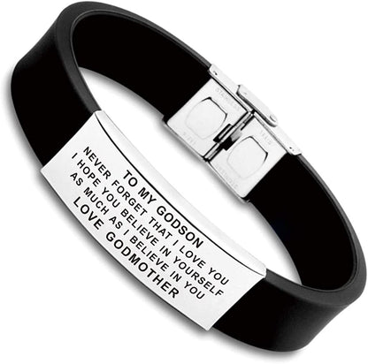 FALOGIJE to My Godson Goddaughter Gifts Bracelet Apparel & Accessories > Jewelry > Bracelets FALOGIJE   