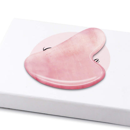 Rose Quartz Gua Sha Tool - Gua Sha Massage Tool for Facial Microcirculation Removes Toxins Prevents Wrinkles Boost Radiance of Complexion - 100% Authentic Genuine Rose Quartz Health & Beauty > Personal Care > Cosmetics > Cosmetic Tools > Skin Care Tools Sinikoro   
