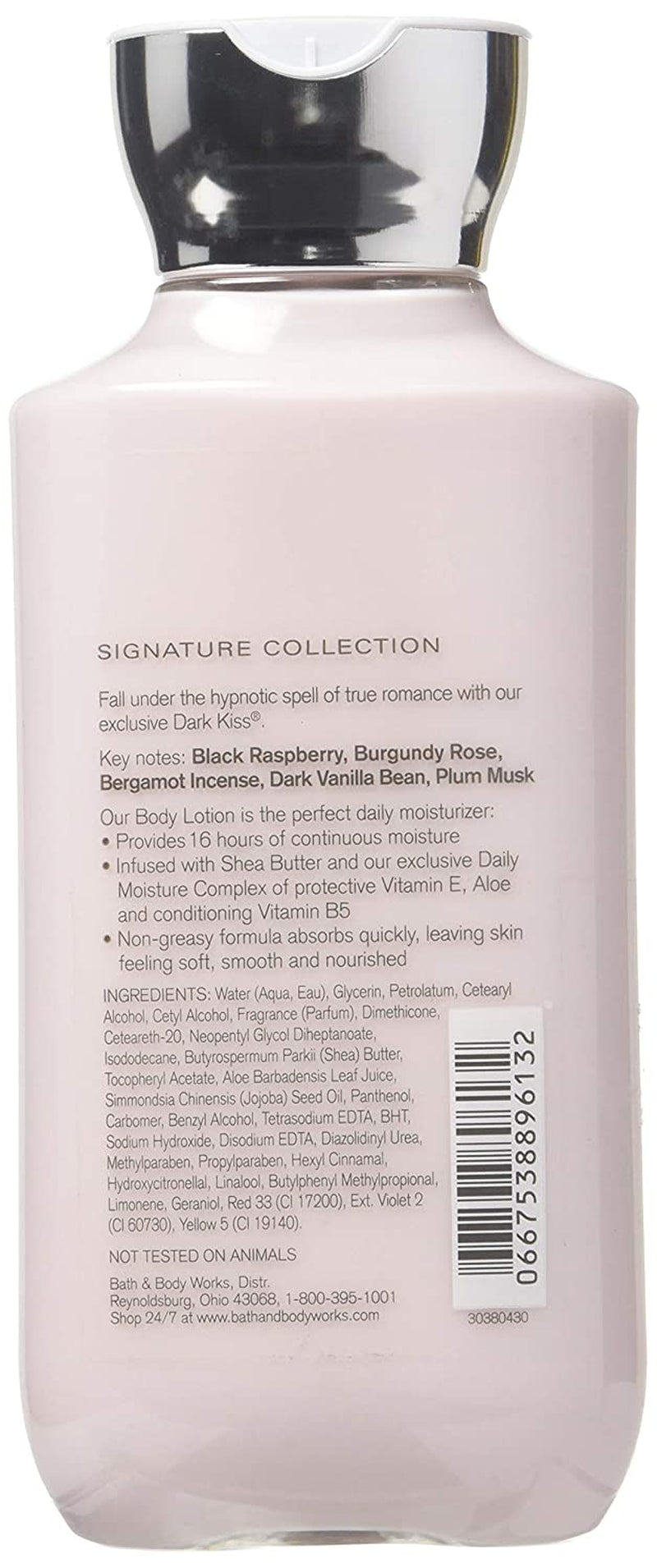 Bath & Body Works, Signature Collection Body Lotion, Dark Kiss, 8 Ounce Health & Beauty > Personal Care > Cosmetics > Bath & Body Bath & Body Works   