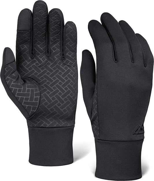 Running Gloves with Touch Screen - Winter Glove Liners for Texting, Cycling - Thin & Lightweight Cold Weather Thermal Gloves Apparel & Accessories > Clothing Accessories > Gloves & Mittens Tough Outdoors   
