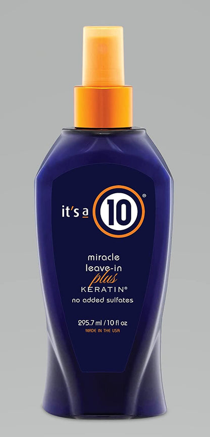 It'S a 10 Haircare Miracle Leave-In plus Keratin, 10 Fl. Oz (Pack of 1) Health & Beauty > Personal Care > Hair Care It's a 10 Haircare Keratin 10 Fl Oz (Pack of 1) 