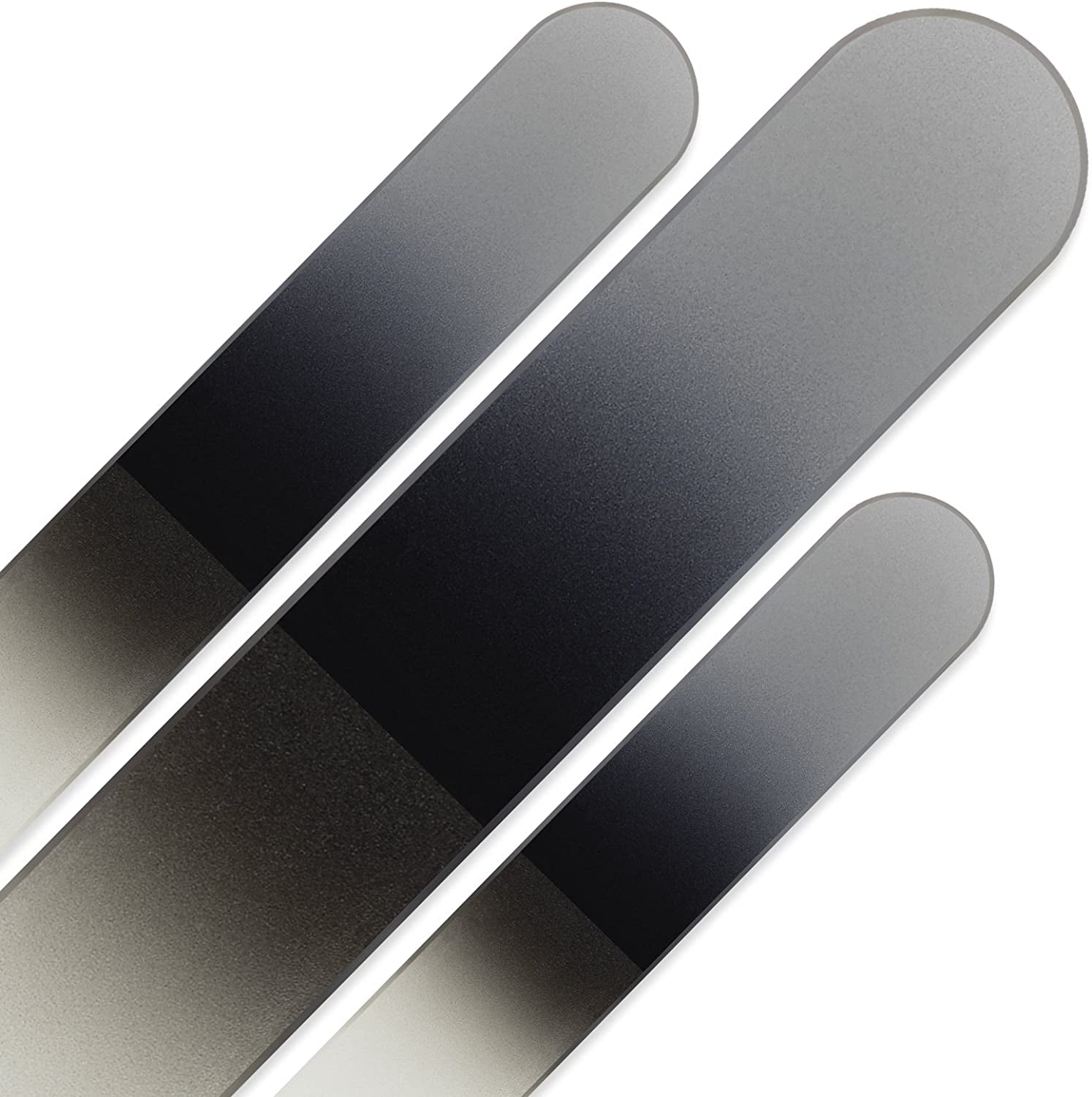 Mont Bleu Gift Set for Men of 3 Glass Nail Files in Pouch - Genuine Czech Tempered Glass - Handmade Gifts for Men - Premium Glass Nail File Manicure & Pedicure Tools Health & Beauty > Personal Care > Cosmetics > Cosmetic Tools > Nail Tools Mont Bleu   