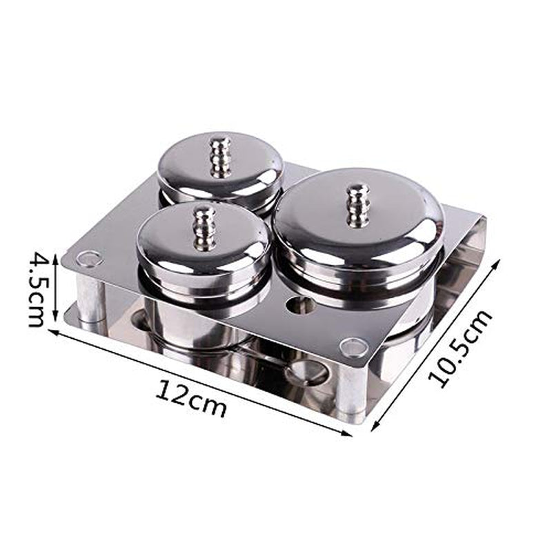 PIAOPIAONIU 3 Pieces Nail Art Equipment Cup Bowls Stainless Steel Acrylic Liquid Powder Cup Stainless Steel Nail Powder Holder Container with Lids for Nail Art Tools Health & Beauty > Personal Care > Cosmetics > Cosmetic Tools > Nail Tools PIAOPIAONIU   