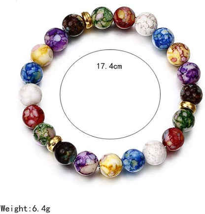 Healing Crystals Bracelet Natural Gemstones Beads Bracelet Elastic Natural Stone Yoga Beads Bracelet Apparel & Accessories > Jewelry > Bracelets Generic   