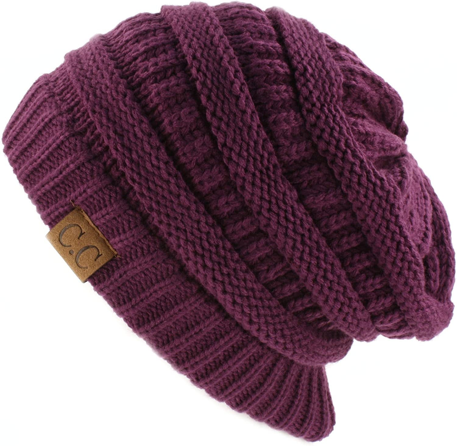 C.C Women'S Beanie Apparel & Accessories > Clothing Accessories > Hats C.C Purple One Size 