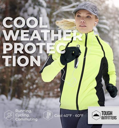 Running Gloves with Touch Screen - Winter Glove Liners for Texting, Cycling - Thin & Lightweight Cold Weather Thermal Gloves Apparel & Accessories > Clothing Accessories > Gloves & Mittens Tough Outdoors   