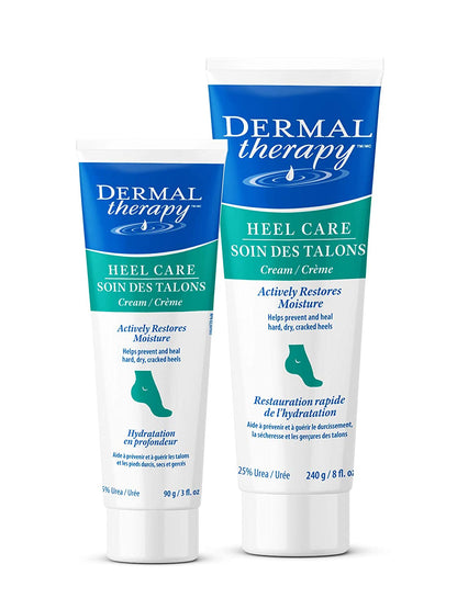 Dermal Therapy Heel Care Cream - Moisturizing Treatment That Repairs and Heals Dry, Rough, Cracked Heels and Feet | 25% Urea and 6% Alpha Hydroxy Acids (3 Ounce) | Packaging May Vary Health & Beauty > Personal Care > Foot Care Dermal Therapy Dual 3oz+8 Ounce  