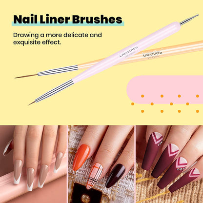 Beetles Nail Art Brushes Set Gel Polish Nail Art Design Pen Painting Tools with Nail Extension Gel Brush, Builder Gel Brush, Nail Art Liner Brush and Nail Dotting Pen for Salon at Home DIY Manicure Health & Beauty > Personal Care > Cosmetics > Cosmetic Tools > Nail Tools beetles Gel Polish   