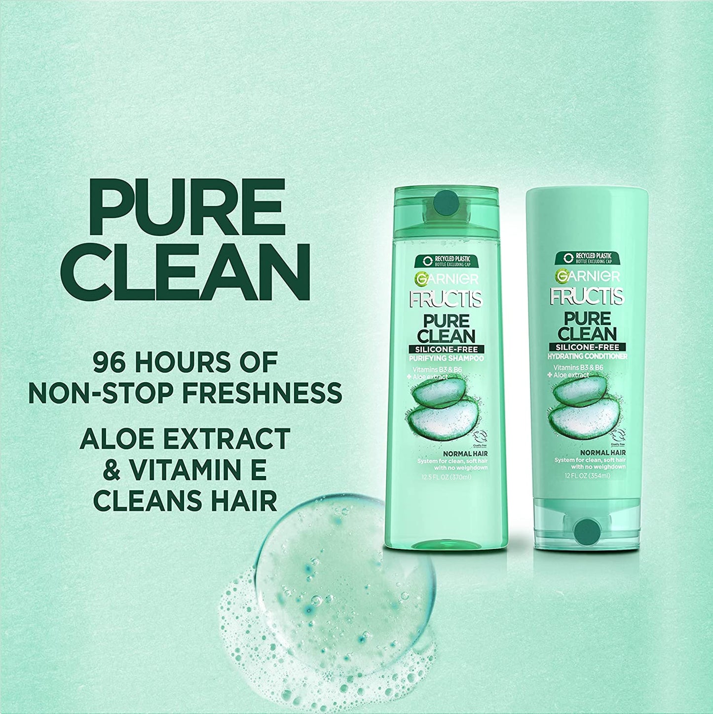 Garnier Hair Care Fructis Pure Clean Conditioner, 12 Fl Oz (Pack of 3) - Packaging May Vary Health & Beauty > Personal Care > Hair Care Garnier   