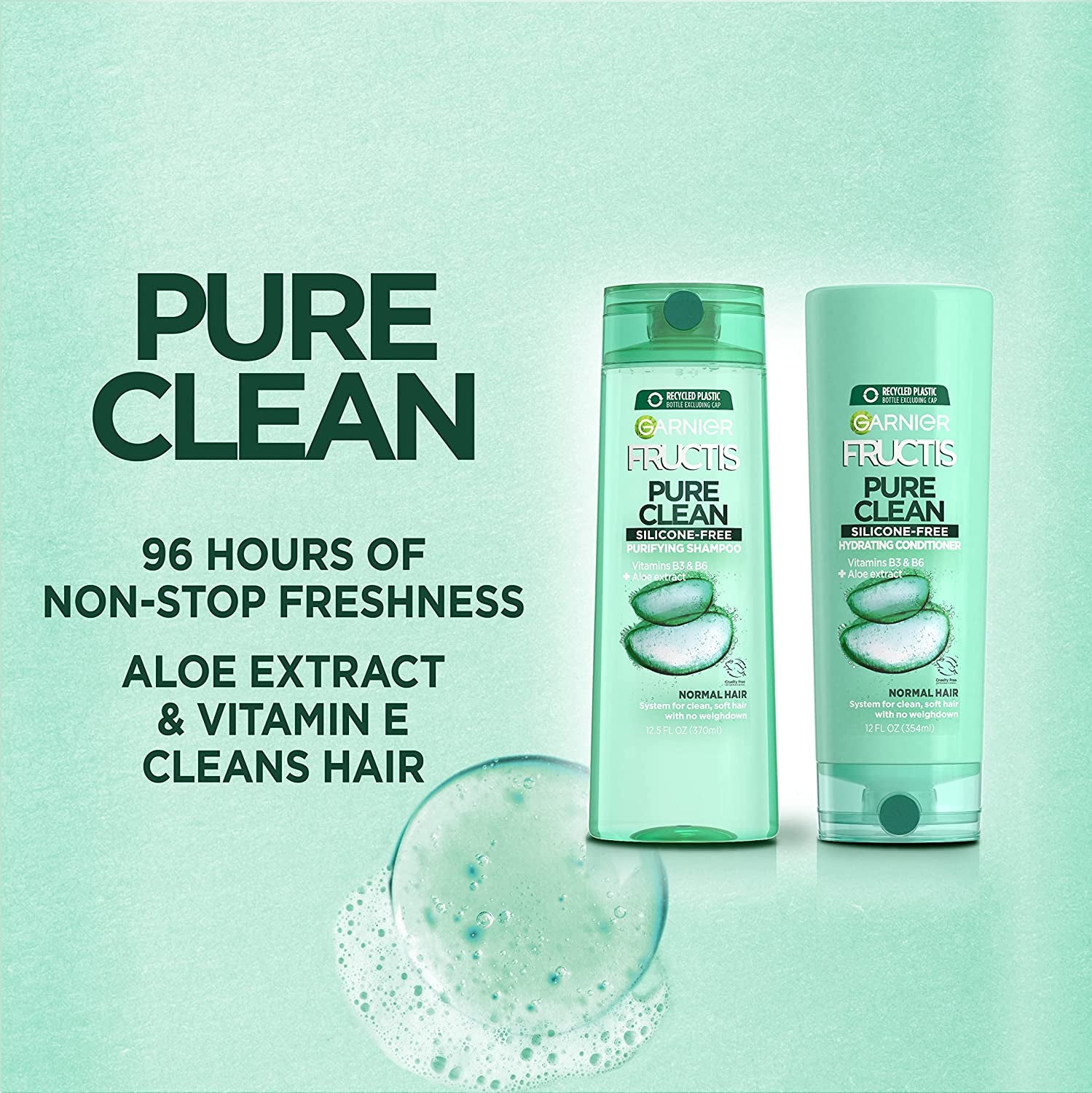 Garnier Hair Care Fructis Pure Clean Conditioner, 12 Fl Oz (Pack of 3) - Packaging May Vary Health & Beauty > Personal Care > Hair Care Garnier   