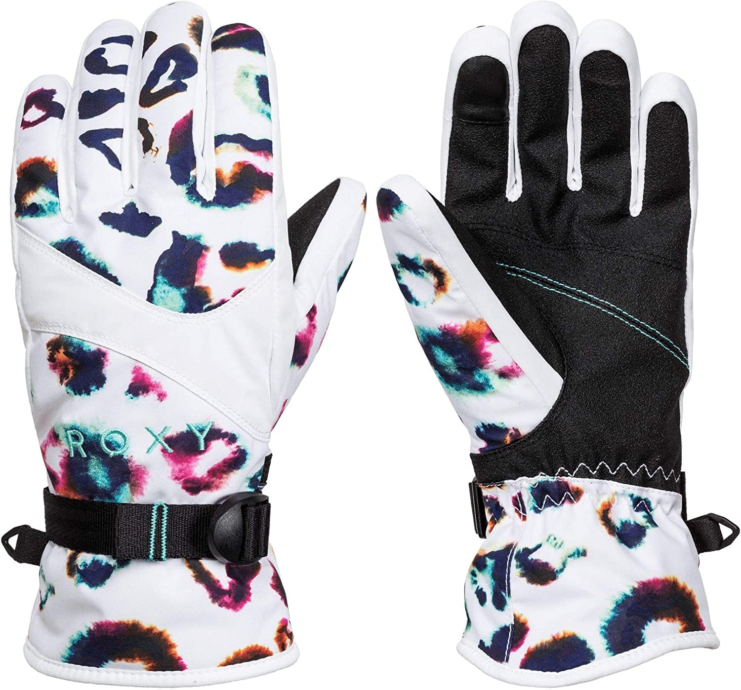 Roxy Women'S Jetty Gloves Apparel & Accessories > Clothing Accessories > Gloves & Mittens Roxy Bright White Leops (WBB5) Small 