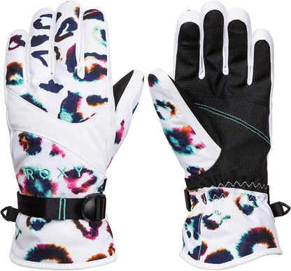 Roxy Women'S Jetty Gloves Apparel & Accessories > Clothing Accessories > Gloves & Mittens Roxy Bright White Leops (WBB5) Small 