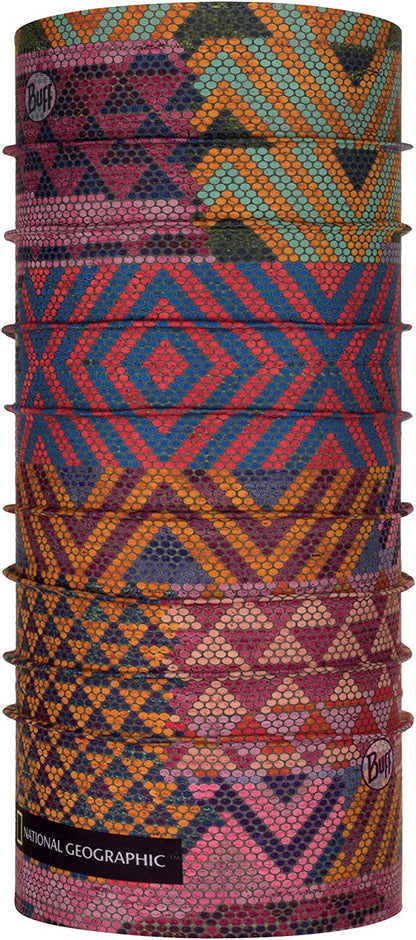 BUFF Unisex-Adult Original Ecostretch Ultra Stretch Fabric Worn 12+ Ways Apparel & Accessories > Clothing Accessories > Headwear BUFF National Geographic Eannia One Size 