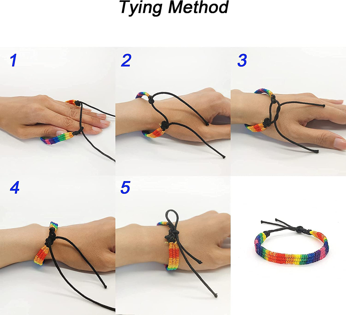 LGBTQ Rainbow Flag with Gay Pride Stuff Bracelet Anklet Accessories for Women & Men Apparel & Accessories > Jewelry > Anklets Yuoos   