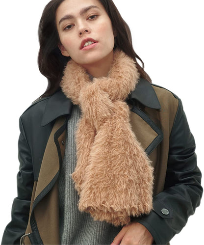 ONE Scarf: Infinity Scarf, Faux Fur Shawl, Giving Shawl, Scarfs for Women Winter Warm, Shawl Wraps for Women by KM CHOICE Apparel & Accessories > Clothing Accessories > Scarves & Shawls KM CHOICE Camel  