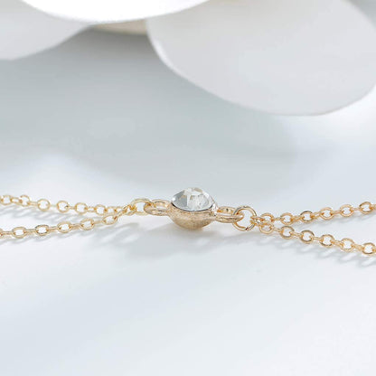 Tgirls Dainty Crystal Bikini Body Chain Bra Gold Body Jewelry for Women and Girls Apparel & Accessories > Jewelry > Body Jewelry Tgirls   