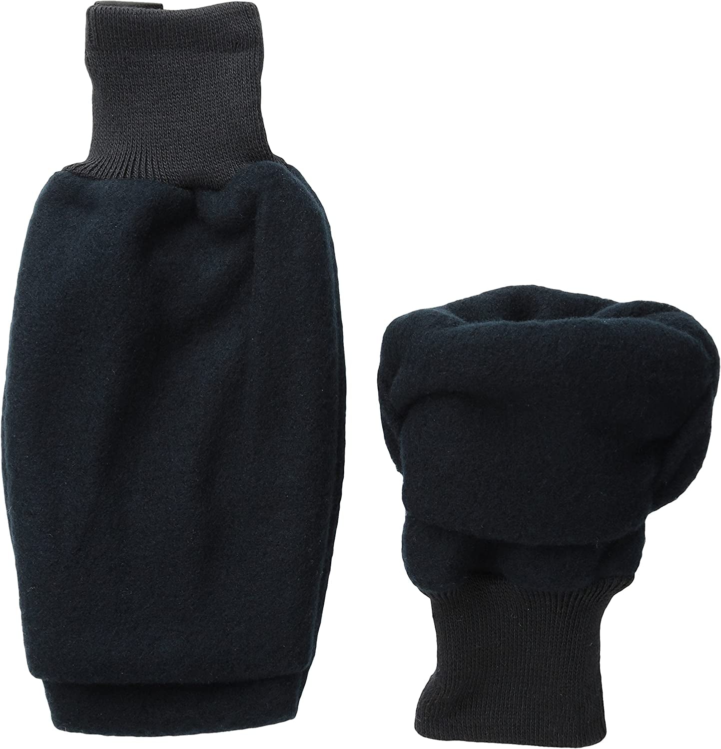 Original Turtle Fur Fleece - Golf Mitt, Heavyweight Fleece Pull up Mitten, Black Apparel & Accessories > Clothing Accessories > Gloves & Mittens Turtle Fur Black Large 