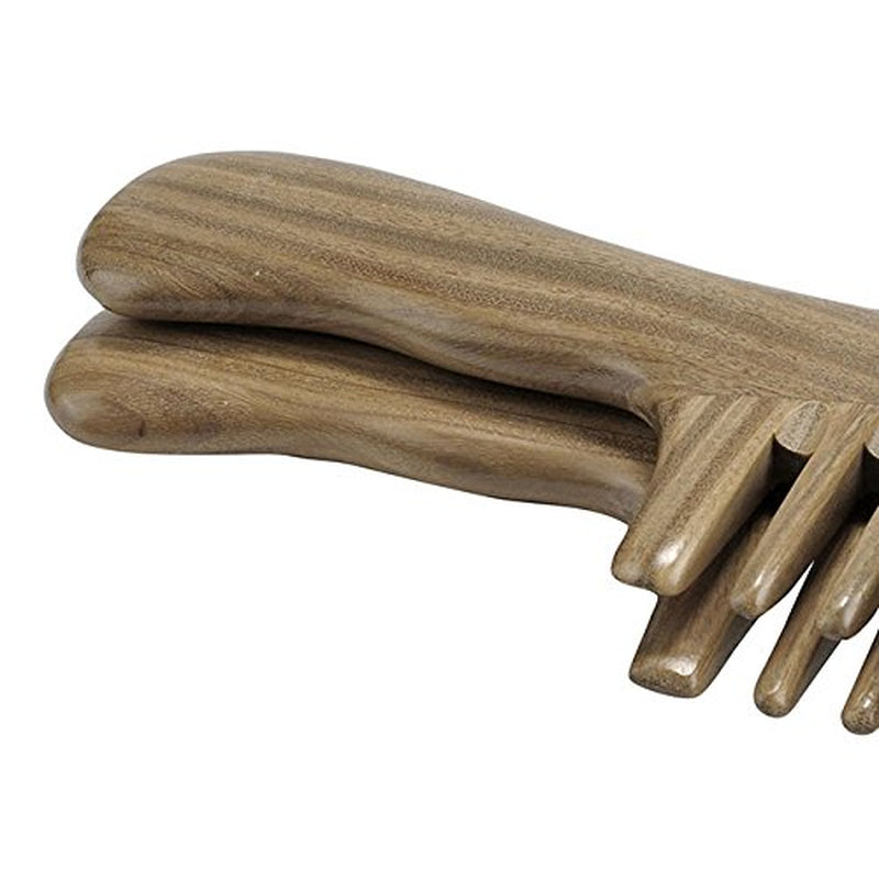 Ccbeauty Handmade Peach Wood Comb Anti-Static Moon Shaped Hair Care Comb and Rounded Handle Wooden Comb Fine Tooth Comb,Wide Tooth Comb Health & Beauty > Personal Care > Hair Care CCbeauty   