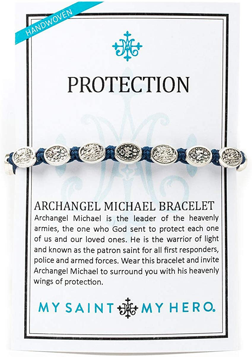 My Saint My Hero Protection Archangel Michael Bracelet Apparel & Accessories > Jewelry > Bracelets My Saint My Hero   