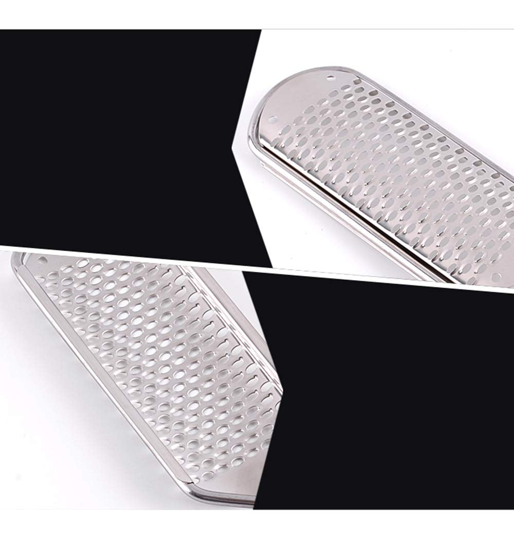 JISTL Foot File Colossal Foot Rasp Stainless Steel Pedicure Metal Surface Foot Care Tool ,Foot Rasp Eliminate Feet Cracked Dead Thick Dry Hard Skin 28CM (Black&11.2") Health & Beauty > Personal Care > Foot Care JISTL   