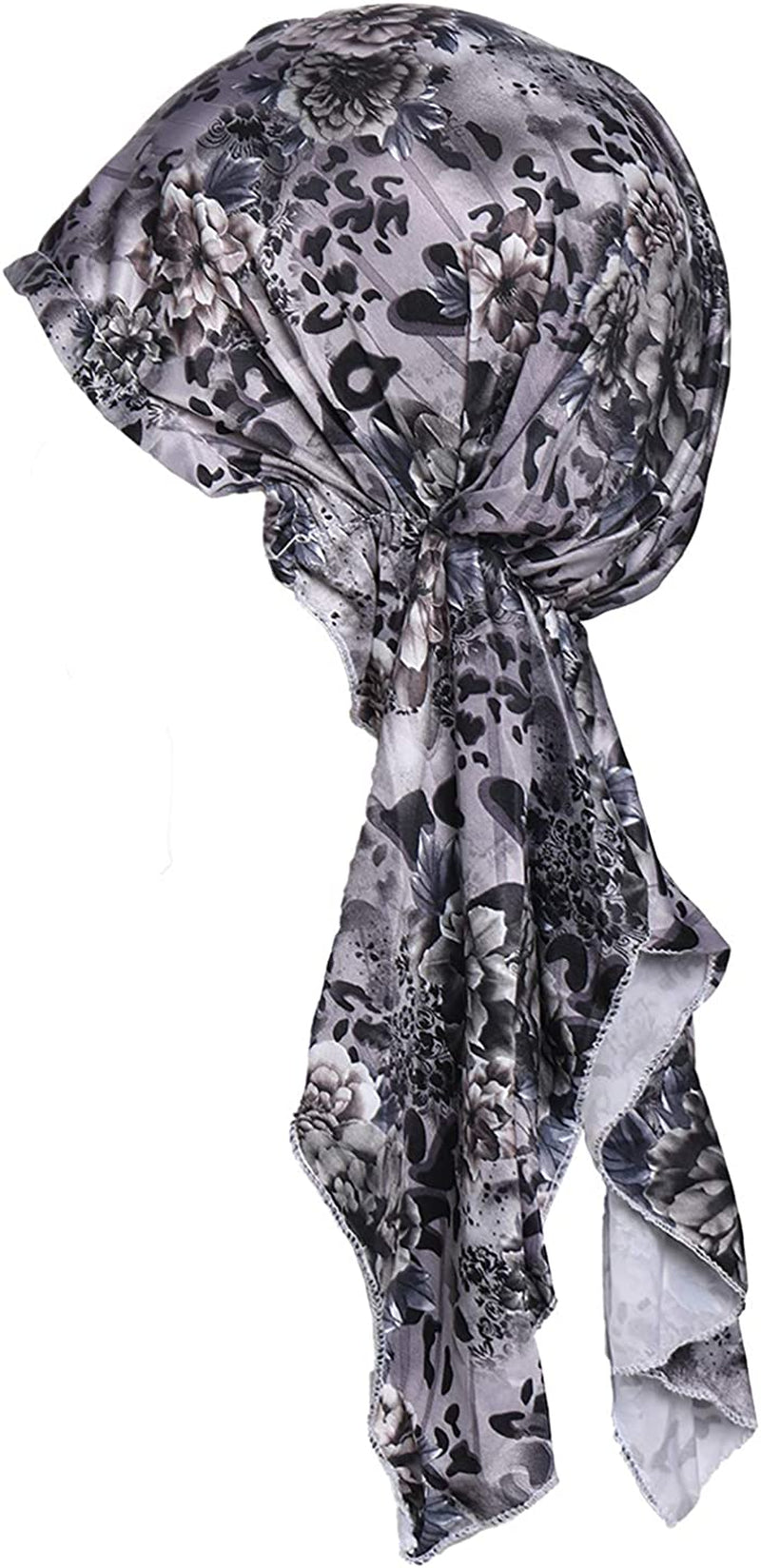 Pre Tied Head Covers Sets Chemo Beanies for Women Slip on Lightweight Chemo Bandana Turban Apparel & Accessories > Clothing Accessories > Headwear JarseHera Print Style 2,new One Size 
