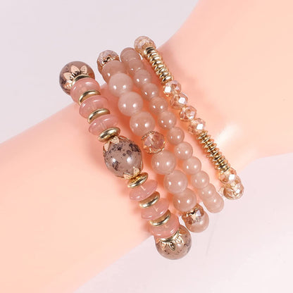 Solosoya Bohemian Boho Stackable Bracelets for Women Set, Girls Stretch Multilayer Stack Beads Colorful Beaded Charm Bracelets Girl Handmade Jewelry Apparel & Accessories > Jewelry > Bracelets Solosoya   