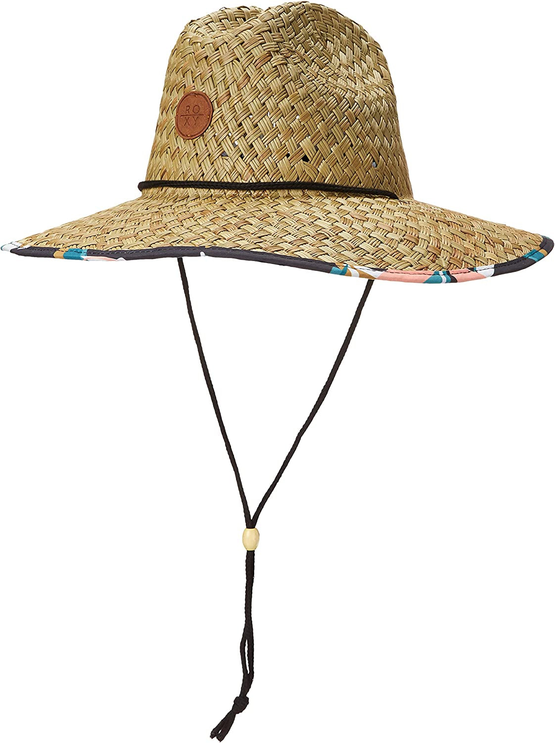 Roxy Women'S Pina to My Colada Straw Hat Apparel & Accessories > Clothing Accessories > Hats Roxy Anthracite Paradiso 213 Medium-Large 