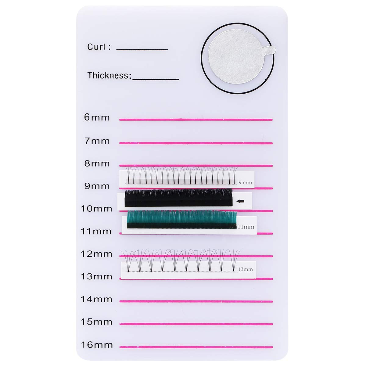 Eyelash Extension Supplies Acrylic Lashes-Holder Pad Eye Individual Lashes Makeup Tools Palette 1Pcs Lash Extension Glue Pallet Holder Card Professional Salon Use by GEMERRY Health & Beauty > Personal Care > Cosmetics > Cosmetic Tools > Makeup Tools GEMERRY   