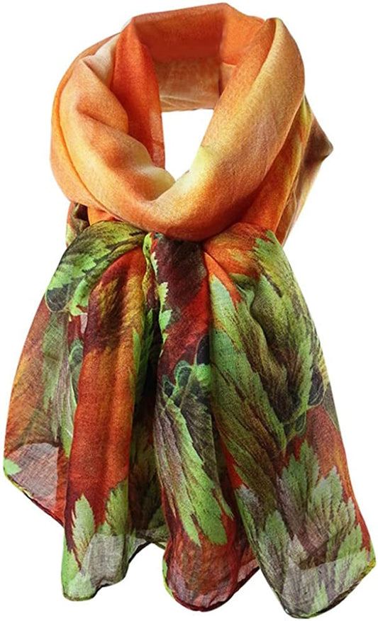 Scarfs for Women, Lethez Lady Girls Printing Long Soft Scarf Wrap Shawl Wrap Scarves Head Wraps Apparel & Accessories > Clothing Accessories > Scarves & Shawls Lethez   