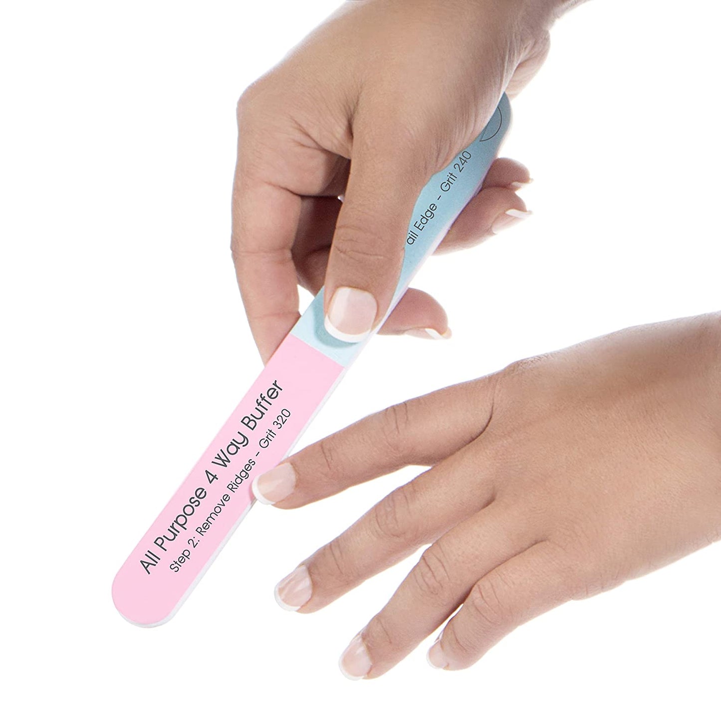 Iridesi 4 Way Finger Nail File and Buffer, Emery Boards for Natural Nails, 4 Fingernail Files in 1, Professional Filer Board and Shiners, 7 Inches Long, Salon Supplies Buffers Shine Kit, 12 Pack Health & Beauty > Personal Care > Cosmetics > Cosmetic Tools > Nail Tools Iridesi   