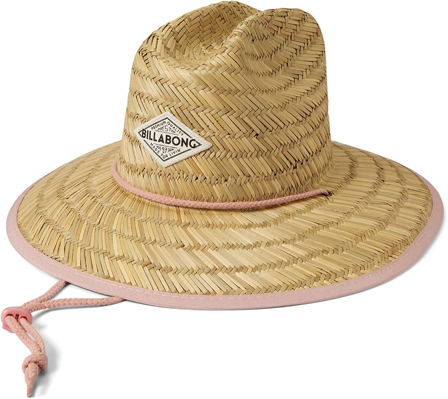 Billabong Women'S Classic Straw Tipton Sun Hat Apparel & Accessories > Clothing Accessories > Hats Billabong Stone Rose One Size 