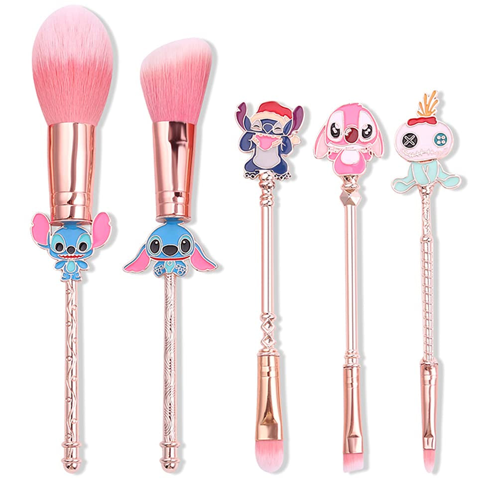 Potter Makeup Brush Set for Women with Gift Bag 5Pcs Metal Magic Eye Shadow Eyeliner Blending Pencil Lip Brush Beauty Tools (Bronze01) Health & Beauty > Personal Care > Cosmetics > Cosmetic Tools > Makeup Tools PIOZIO Pink  