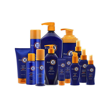 It'S a 10 Haircare Miracle Shampoo plus Keratin, 10 Oz. and Deep Conditioner, 5 Oz. Bundle Health & Beauty > Personal Care > Hair Care It's a 10 Haircare   