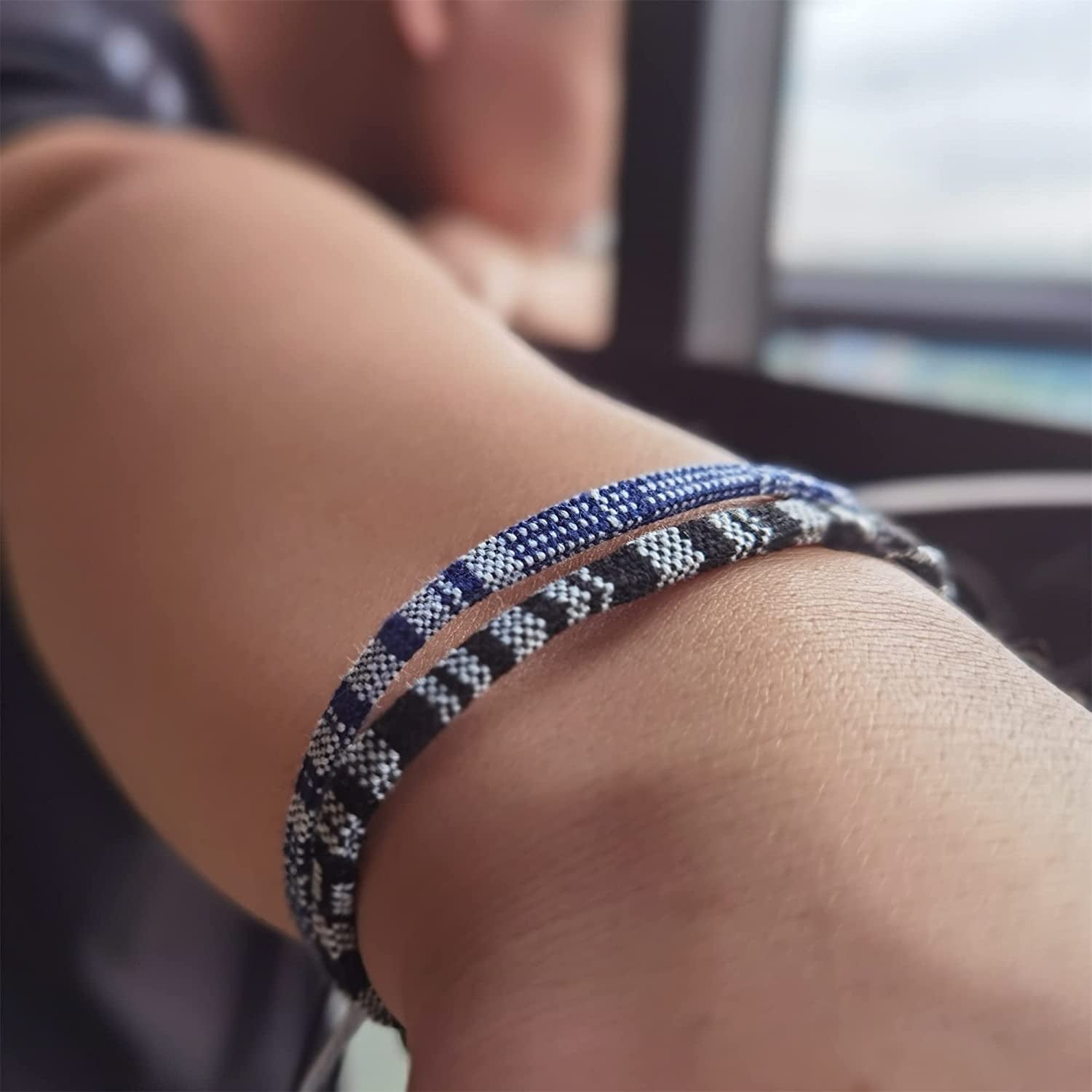 Bracelets for Men-2 Surfer Beach Bracelet Set-Holiday Gift-Hand Made Boho Bracelets -Outdoor Sports Men'S and Women'S Anklet -Ethnic Hippie Style Accessories Apparel & Accessories > Jewelry > Bracelets MEINESQIS   