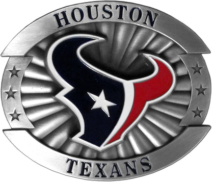 Siskiyou Sports NFL Unisex-Adult Oversized Buckle Apparel & Accessories > Clothing Accessories > Belt Buckles Siskiyou Blue Houston Texans One Size