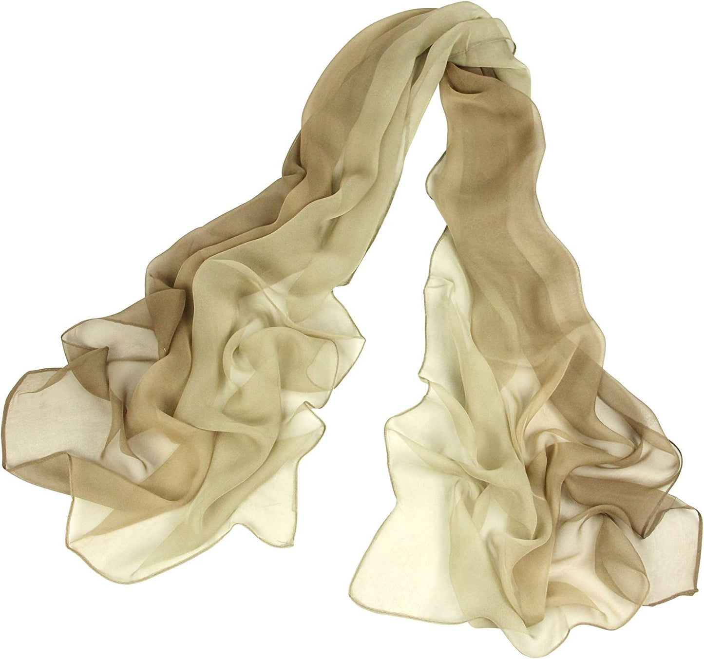 Long Chiffon Sheer Scarf Gradient - Pantonight Shaded Colors Lightweight Scarf for Womens Apparel & Accessories > Clothing Accessories > Scarves & Shawls PANTONIGHT Color 082  