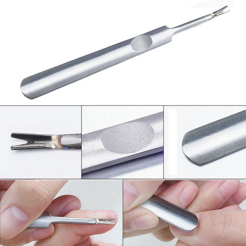 Ingrown Toenail Treatment Tool Ingrown Toenail File Cuticle Removal Pedicure Manicure Set Foot Care Kits Cuticle Fork Pusher Double Headed Toenail Groove Cleaner (Life017I) Health & Beauty > Personal Care > Foot Care Lifextol   